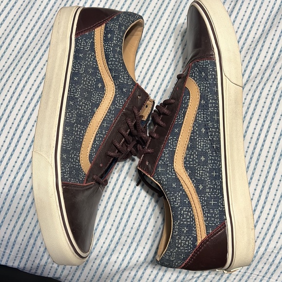 Vans old skool leather/print - Picture 2 of 4